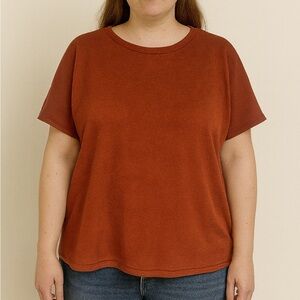 🧡Zesica Womens Waffle Short Sleeve Top